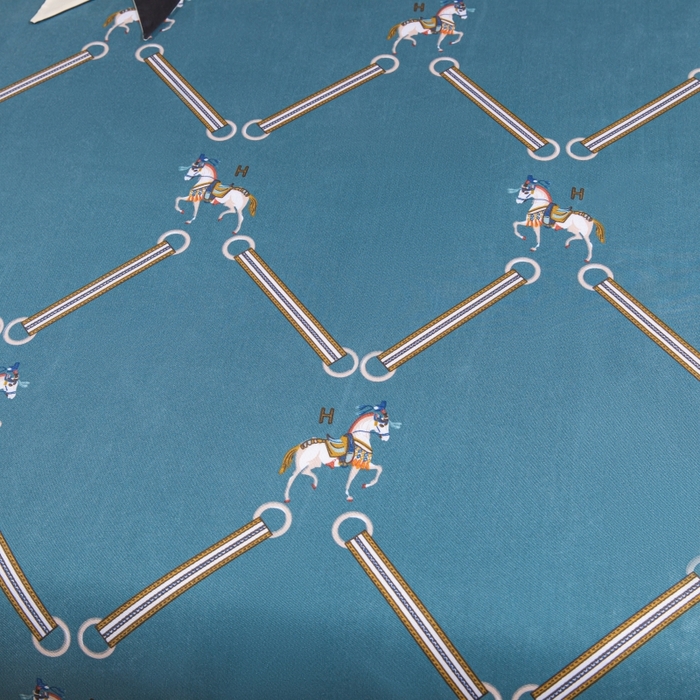 91家纺网 家纺一手货源 找家纺 席之家 2024新款冰丝印花凉席三件套 欧式马兰