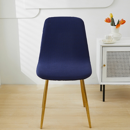 共鸣沙发套 2024新款玉米绒系列椅套（短背款弧形椅套） 玉米绒-藏青