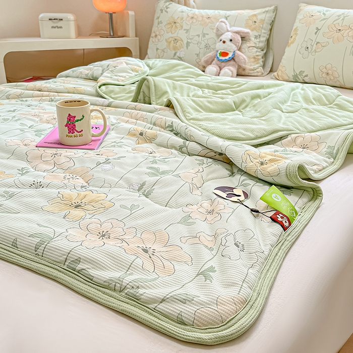 91家纺网 家纺一手货源 找家纺 （总）美梦里 2024新款A类针织华夫格夏被夏凉被空调被子