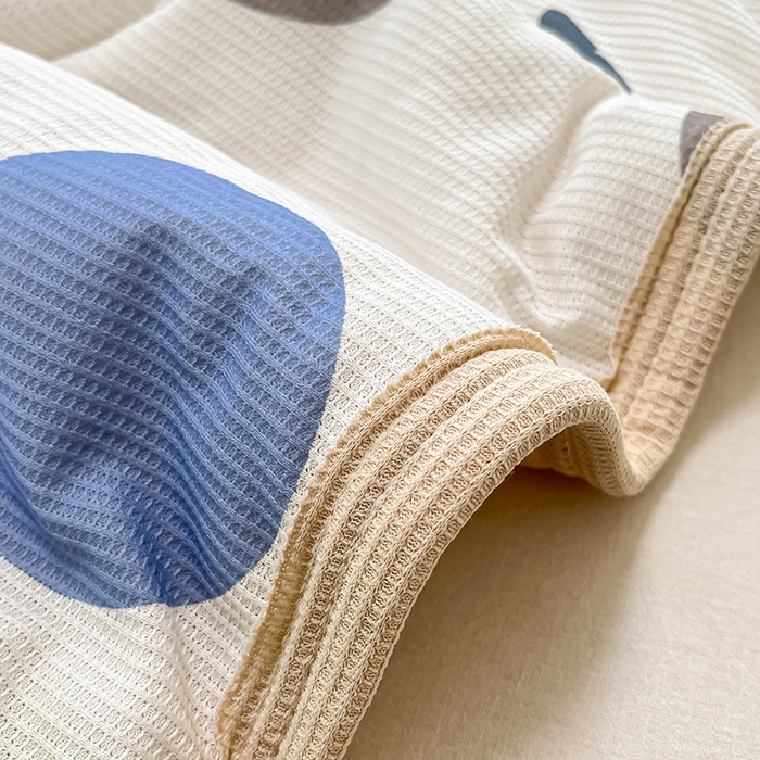 91家纺网 家纺一手货源 找家纺 美梦里 2024新款A类针织华夫格夏被夏凉被空调被子 巴洛克