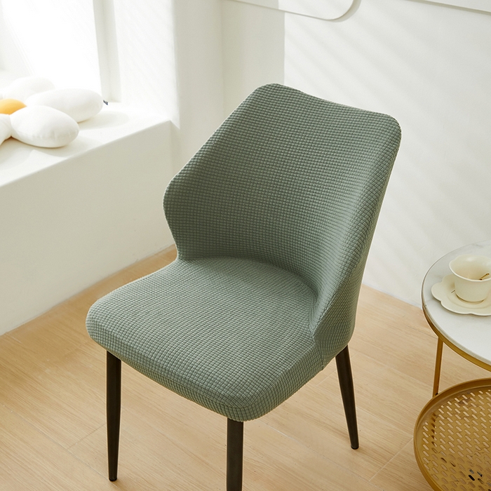 91家纺网 家纺一手货源 找家纺 共鸣沙发套 2024新款玉米绒系列椅套（扇形椅套） 玉米绒-墨绿