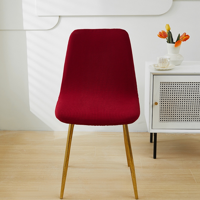 91家纺网 家纺一手货源 找家纺 共鸣沙发套 2024新款玉米绒系列椅套（短背款弧形椅套） 玉米绒-酒红