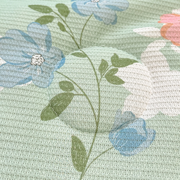 91家纺网 家纺一手货源 找家纺 美梦里 2024新款A类针织华夫格夏被夏凉被空调被子 清风