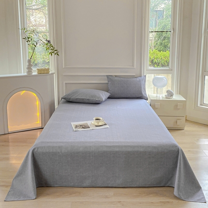 91家纺网 家纺一手货源 找家纺 （总）韩后家纺 2025新款无印老粗布凉席床单