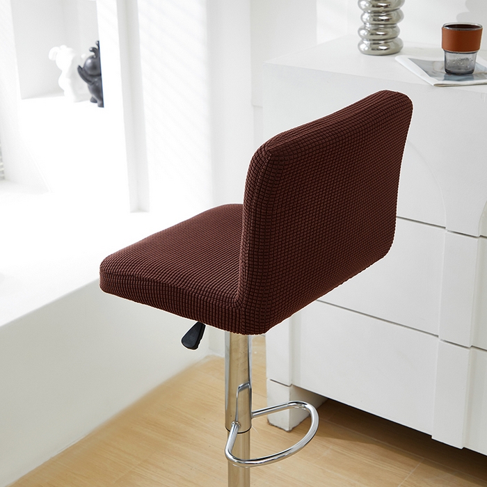 91家纺网 家纺一手货源 找家纺 共鸣沙发套 2024新款玉米绒系列椅套（高脚凳椅套） 玉米绒-深咖