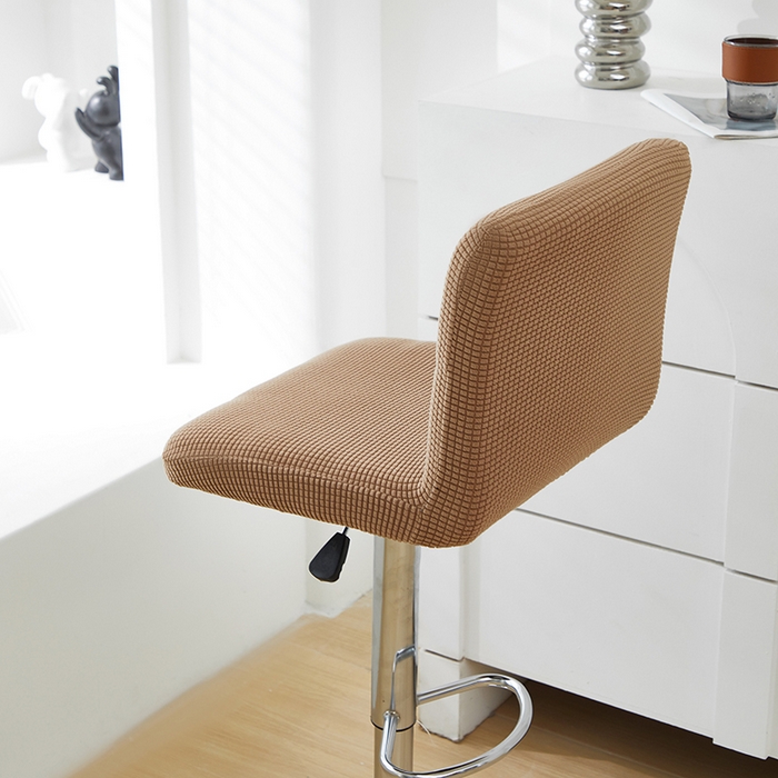 91家纺网 家纺一手货源 找家纺 共鸣沙发套 2024新款玉米绒系列椅套（高脚凳椅套） 玉米绒-卡其