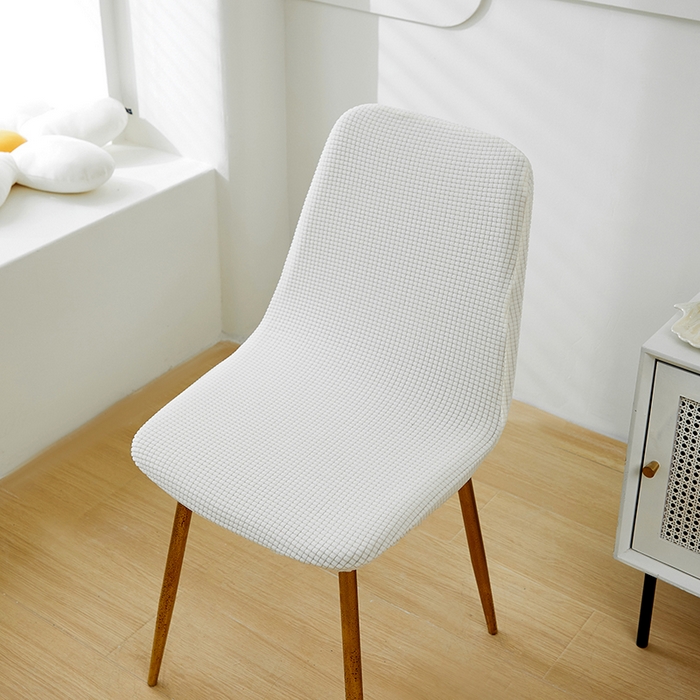 91家纺网 家纺一手货源 找家纺 共鸣沙发套 2024新款玉米绒系列椅套（短背款弧形椅套） 玉米绒-白色