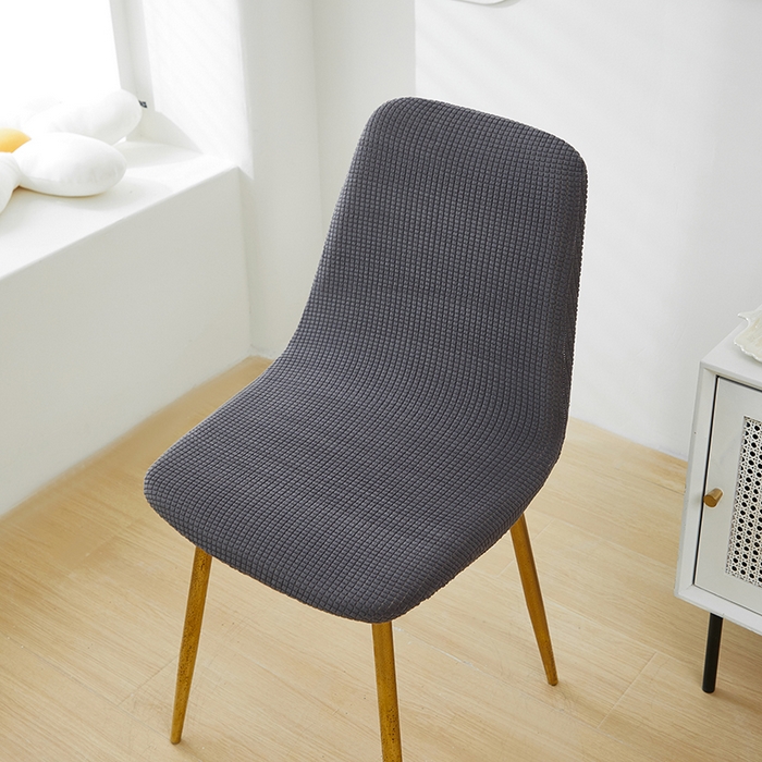 91家纺网 家纺一手货源 找家纺 共鸣沙发套 2024新款玉米绒系列椅套（短背款弧形椅套） 玉米绒-深灰