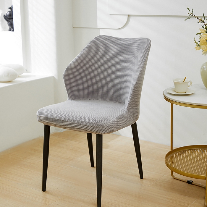 91家纺网 家纺一手货源 找家纺 共鸣沙发套 2024新款玉米绒系列椅套（扇形椅套） 玉米绒-浅灰