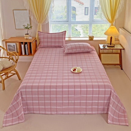 91家纺网 家纺一手货源 找家纺 （总）韩后家纺 2025新款纯棉色织老粗布床单