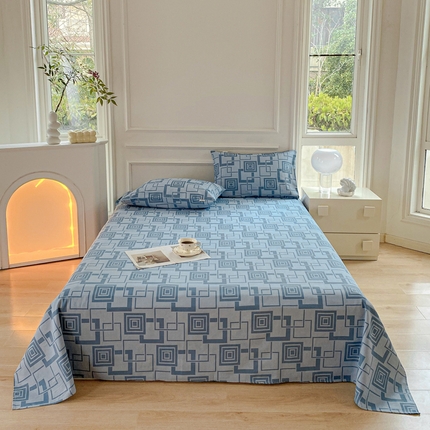 91家纺网 家纺一手货源 找家纺 （总）韩后家纺 2025新款无印老粗布凉席床单