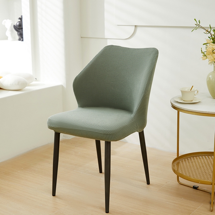 91家纺网 家纺一手货源 找家纺 共鸣沙发套 2024新款玉米绒系列椅套（扇形椅套） 玉米绒-墨绿