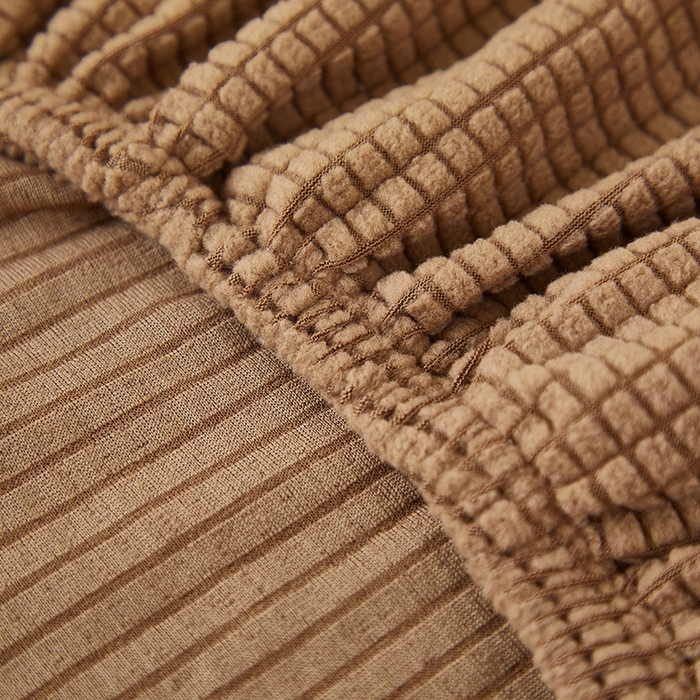 91家纺网 家纺一手货源 找家纺 共鸣沙发套 2024新款玉米绒系列椅套（短背款弧形椅套） 玉米绒-卡其