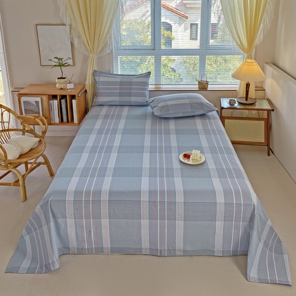 91家纺网 家纺一手货源 找家纺 （总）韩后家纺 2025新款纯棉色织老粗布床单