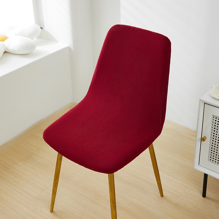 91家纺网 家纺一手货源 找家纺 共鸣沙发套 2024新款玉米绒系列椅套（短背款弧形椅套） 玉米绒-酒红