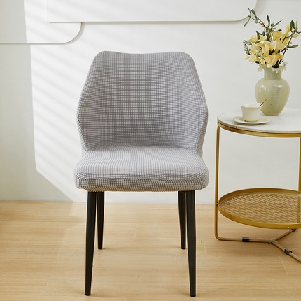 共鸣沙发套 2024新款玉米绒系列椅套（扇形椅套） 玉米绒-浅灰