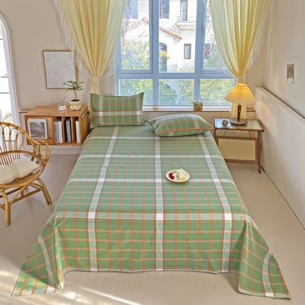 91家纺网 家纺一手货源 找家纺 （总）韩后家纺 2025新款纯棉色织老粗布床单