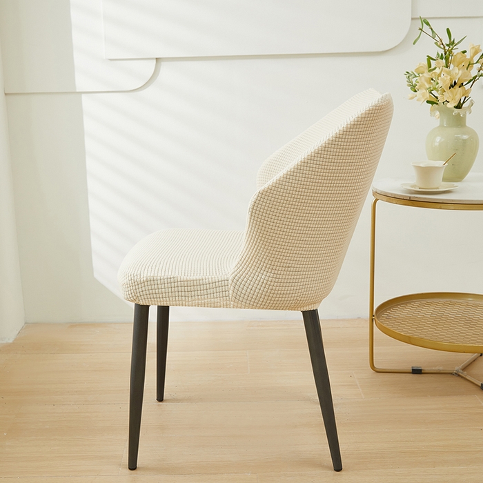 91家纺网 家纺一手货源 找家纺 共鸣沙发套 2024新款玉米绒系列椅套（扇形椅套） 玉米绒-米黄