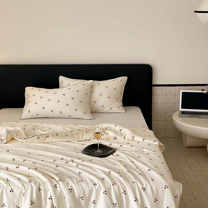 91家纺网 家纺一手货源 找家纺 汇庭 2024新款雅棉天丝可机洗夏被棚拍 蜜芽