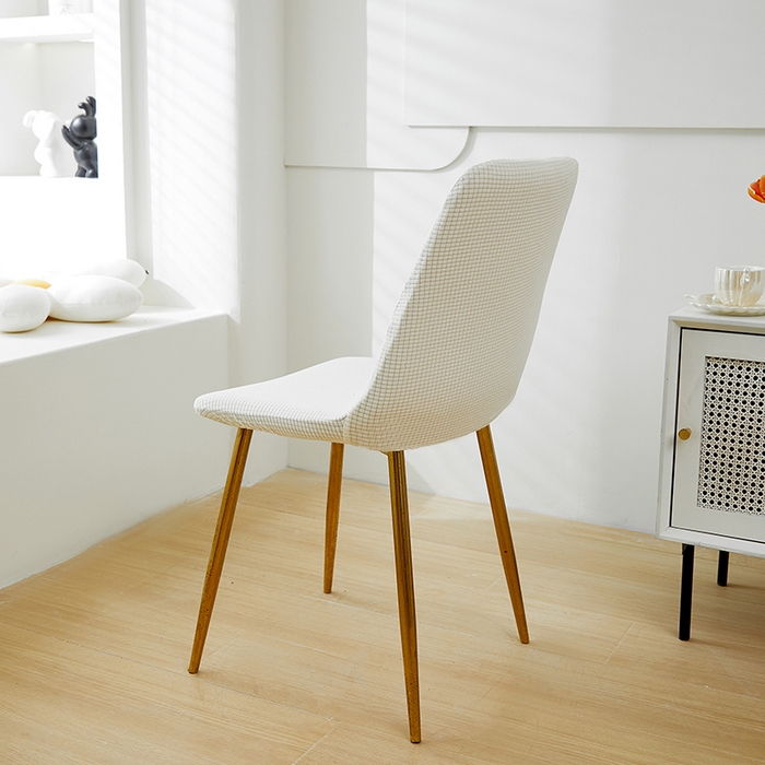 91家纺网 家纺一手货源 找家纺 共鸣沙发套 2024新款玉米绒系列椅套（短背款弧形椅套） 玉米绒-白色