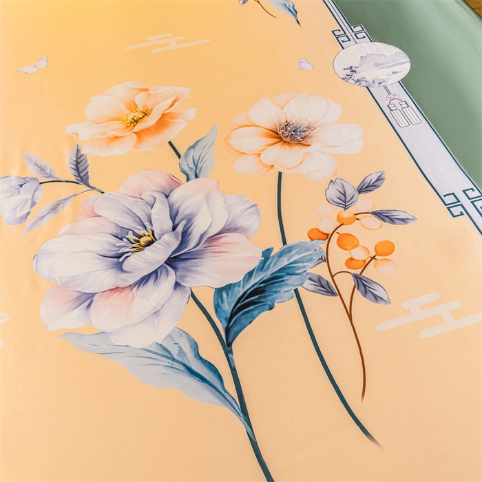 91家纺网 家纺一手货源 找家纺 2025年新款大版冰丝被套 暗香-大版冰丝被套