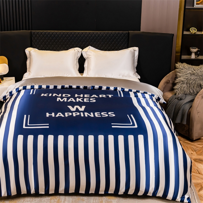 91家纺网 家纺一手货源 找家纺 2025年新款大版冰丝被套 开心一刻-大版冰丝被套