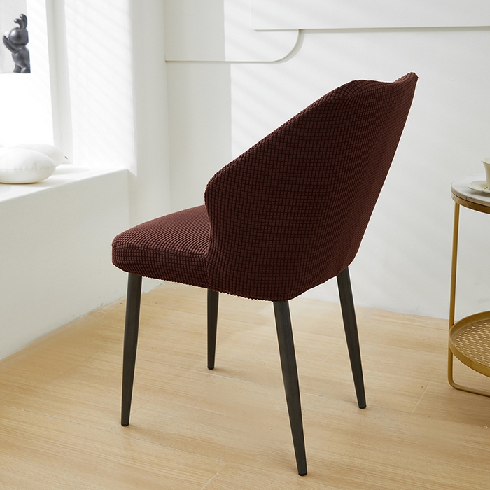 91家纺网 家纺一手货源 找家纺 共鸣沙发套 2024新款玉米绒系列椅套（扇形椅套） 玉米绒-深咖