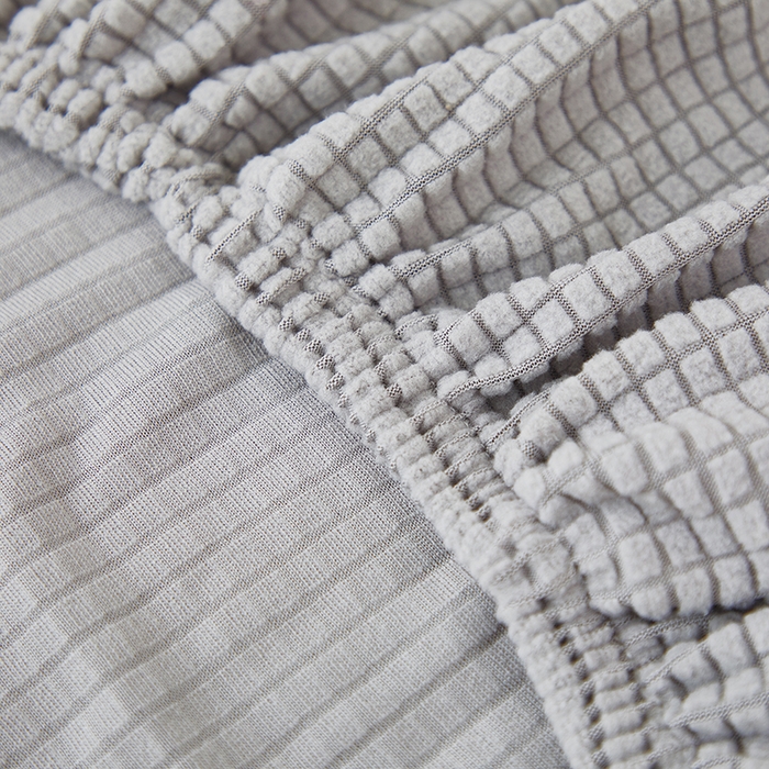 91家纺网 家纺一手货源 找家纺 共鸣沙发套 2024新款玉米绒系列椅套（短背款弧形椅套） 玉米绒-浅灰