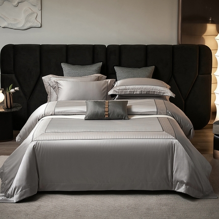 91家纺网 家纺一手货源 找家纺 （总）JUICY 橘滋家纺 2024新款顶级鎏金高精密色织-米兰系列