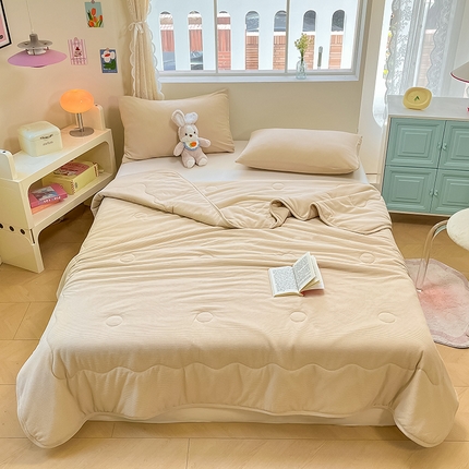 91家纺网 家纺一手货源 找家纺 （总）美梦里 2024新款A类针织华夫格夏被夏凉被空调被子