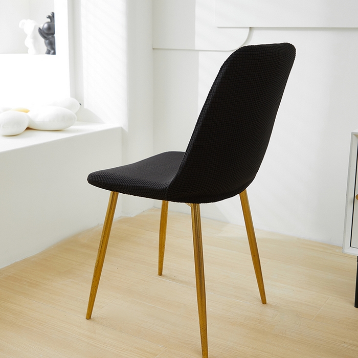 91家纺网 家纺一手货源 找家纺 共鸣沙发套 2024新款玉米绒系列椅套（短背款弧形椅套） 玉米绒-黑色