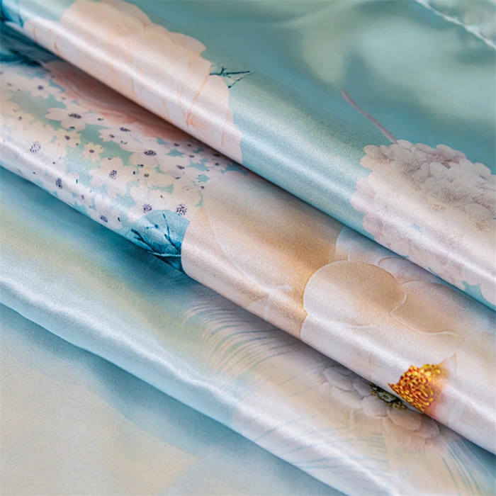 91家纺网 家纺一手货源 找家纺 2025年新款大版冰丝被套 花语-大版冰丝被套