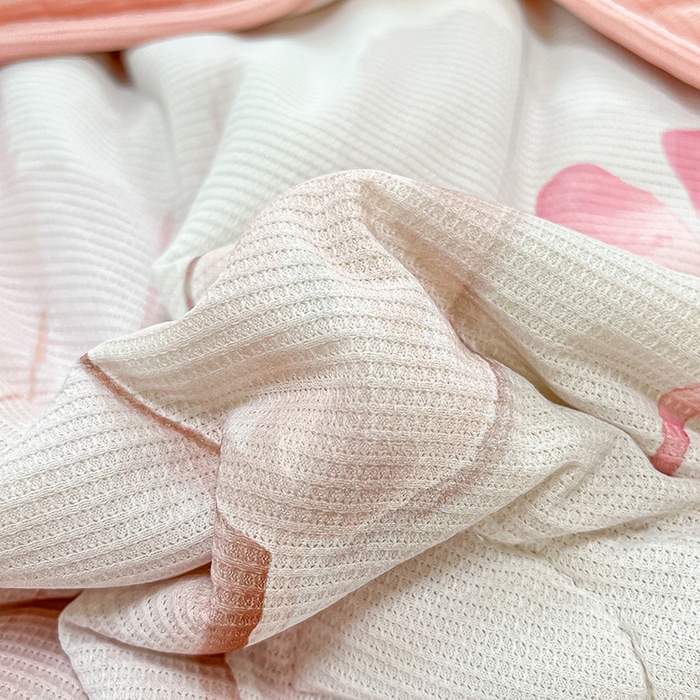 91家纺网 家纺一手货源 找家纺 美梦里 2024新款A类针织华夫格夏被夏凉被空调被子 夜茉莉