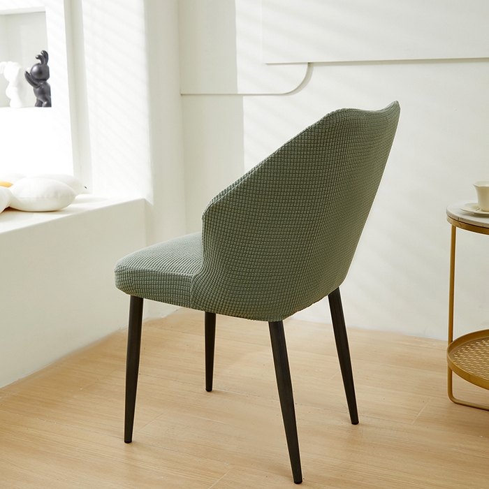 91家纺网 家纺一手货源 找家纺 共鸣沙发套 2024新款玉米绒系列椅套（扇形椅套） 玉米绒-墨绿