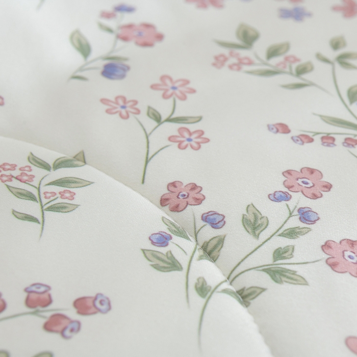 91家纺网 家纺一手货源 找家纺 圣楚家纺  2024新款A类针织棉印花夏被夏凉被空调被 春色幽香