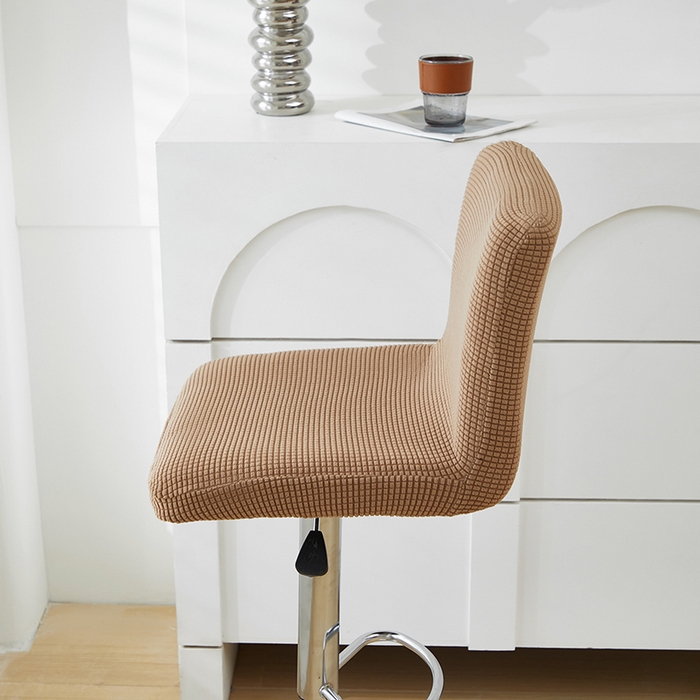 91家纺网 家纺一手货源 找家纺 共鸣沙发套 2024新款玉米绒系列椅套（高脚凳椅套） 玉米绒-卡其