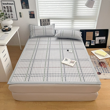 91家纺网 家纺一手货源 找家纺 （总）寐居家纺 2024新款凉豆豆印花凉席