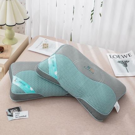 91家纺网 家纺一手货源 找家纺 （总）织布人 2024新款荞麦枕夏季凉感立体护颈SPA枕头茶香枕全荞麦枕头枕芯 35*55cm/只 