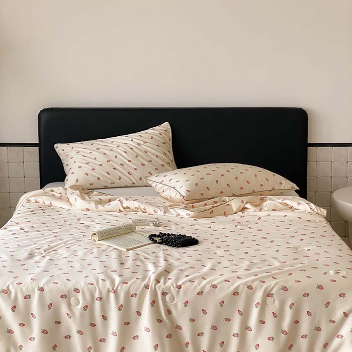 91家纺网 家纺一手货源 找家纺 （总）汇庭 2024新款雅棉天丝可机洗夏被棚拍