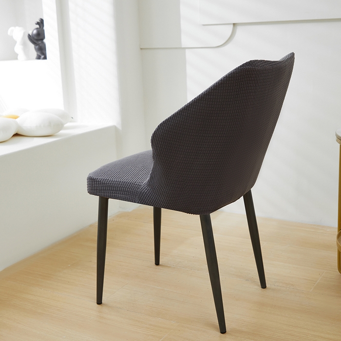 91家纺网 家纺一手货源 找家纺 共鸣沙发套 2024新款玉米绒系列椅套（扇形椅套） 玉米绒-深灰