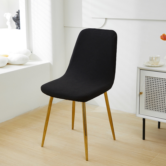 91家纺网 家纺一手货源 找家纺 共鸣沙发套 2024新款玉米绒系列椅套（短背款弧形椅套） 玉米绒-黑色