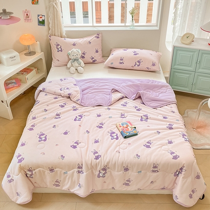 91家纺网 家纺一手货源 找家纺 （总）美梦里 2024新款A类针织华夫格夏被夏凉被空调被子