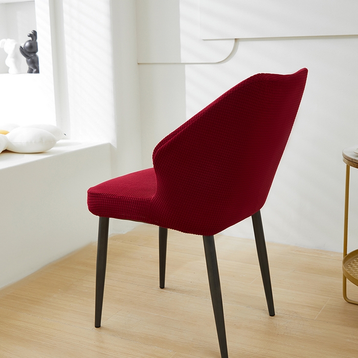 91家纺网 家纺一手货源 找家纺 共鸣沙发套 2024新款玉米绒系列椅套（扇形椅套） 玉米绒-酒红