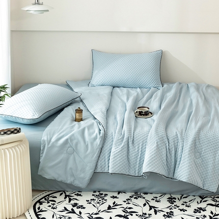 91家纺网 家纺一手货源 找家纺 （总）倾慕2024新款浮雕提花夏被