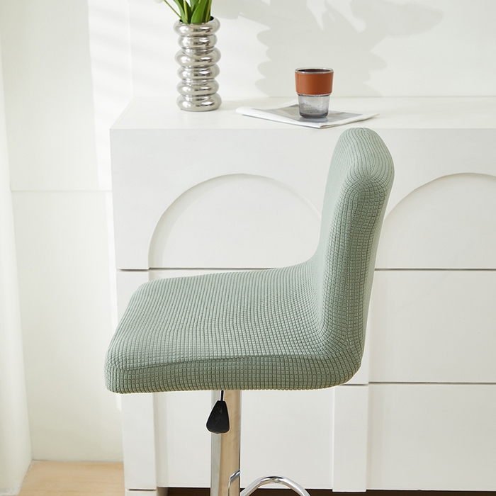 91家纺网 家纺一手货源 找家纺 共鸣沙发套 2024新款玉米绒系列椅套（高脚凳椅套） 玉米绒-墨绿