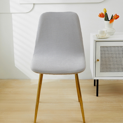 共鸣沙发套 2024新款玉米绒系列椅套（短背款弧形椅套） 玉米绒-浅灰