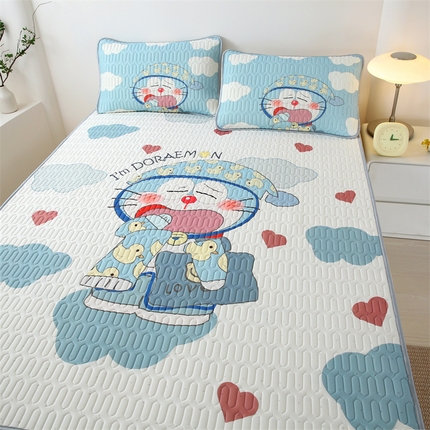 91家纺网 家纺一手货源 找家纺 （总）美丽折家纺 2025新款6mm厚大版卡通乳胶凉席