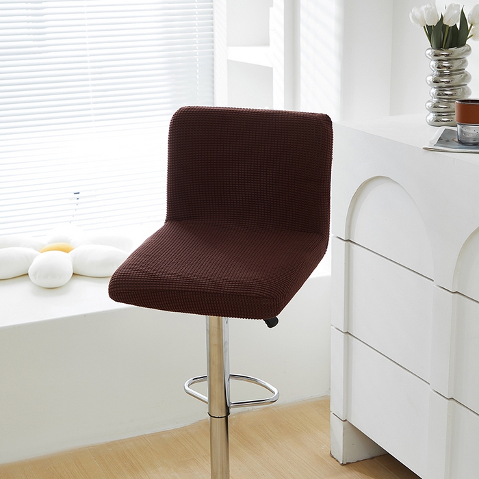 91家纺网 家纺一手货源 找家纺 共鸣沙发套 2024新款玉米绒系列椅套（高脚凳椅套） 玉米绒-深咖