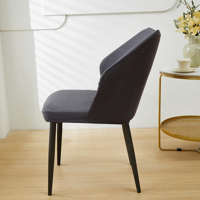 91家纺网 家纺一手货源 找家纺 共鸣沙发套 2024新款玉米绒系列椅套（扇形椅套） 玉米绒-深灰