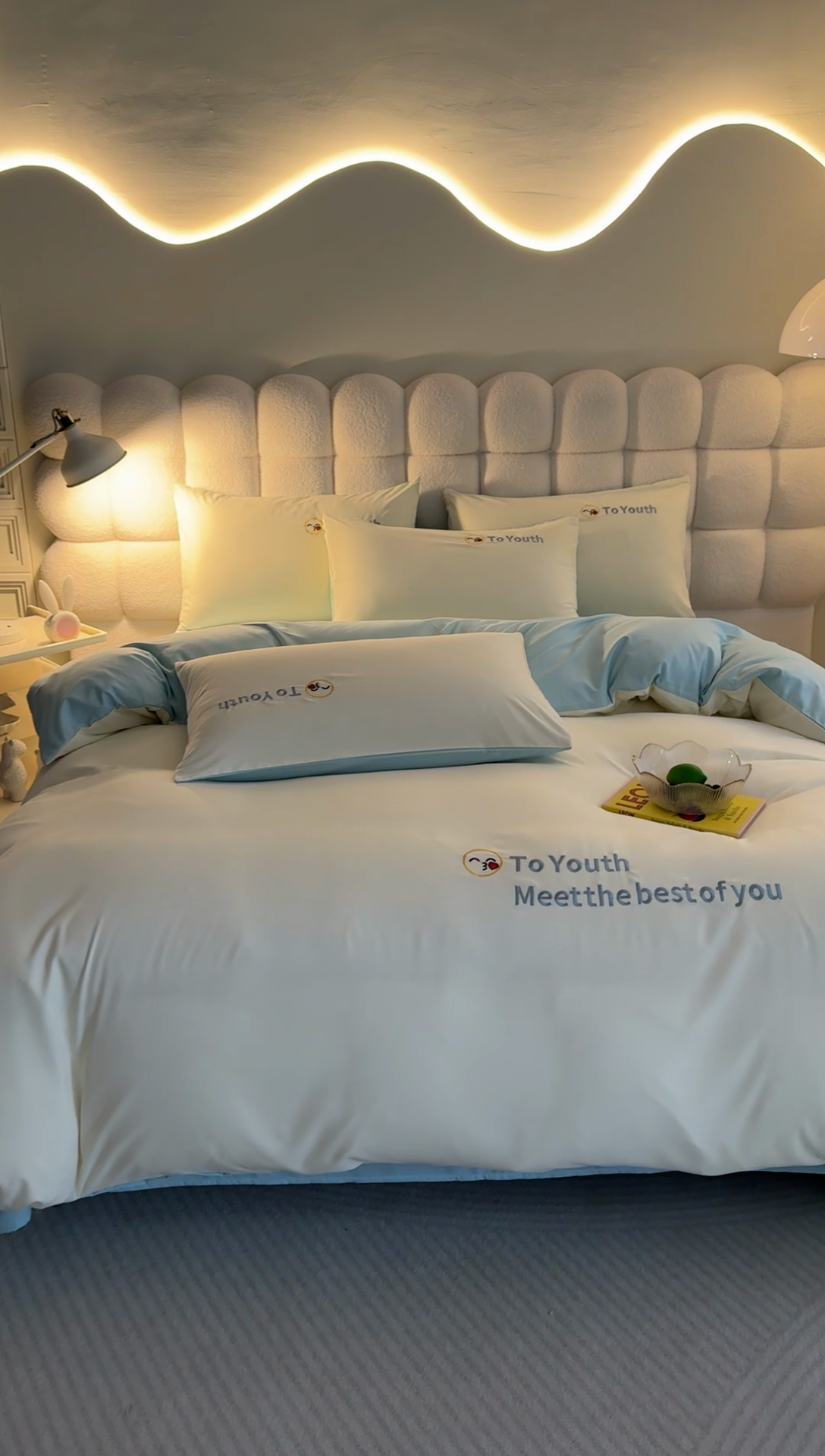 91家纺网 家纺一手货源 找家纺 梦恬佳 2024新款水洗磨毛四件套 米黄